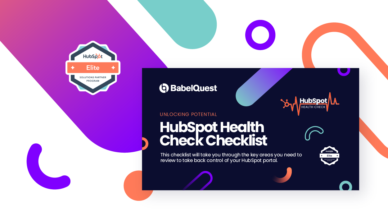 HubSpot Health Check Checklist BabelQuest